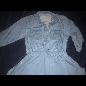 L/jean dress/knee length